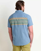 Airscape Organic Cotton Open-Weave Short Sleeve Shirt in Hazel
