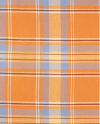Airscape Organic Cotton Open-Weave Short Sleeve Shirt in Hazel Check