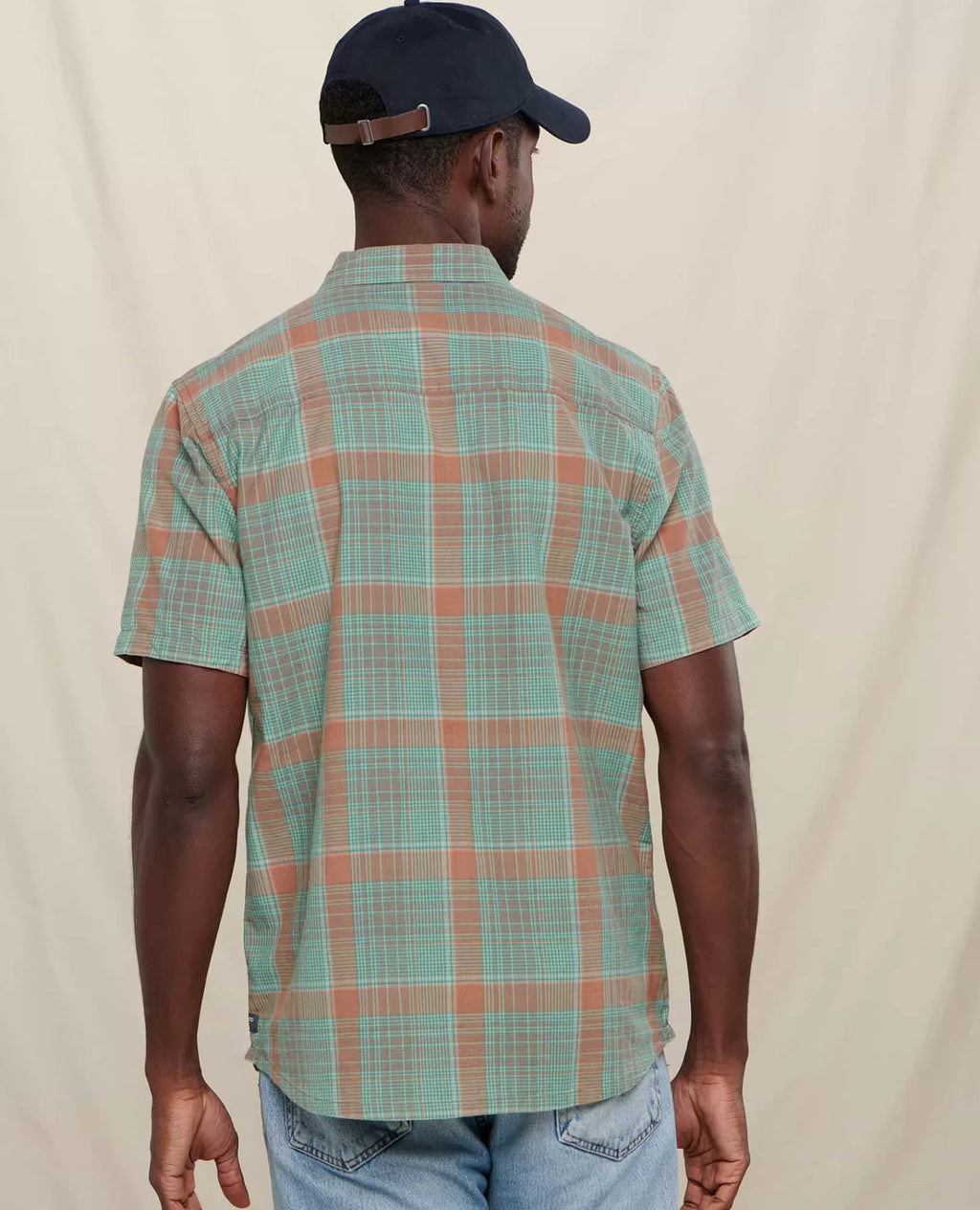 Airscape Organic Cotton Open-Weave Short Sleeve Shirt in Hazel
