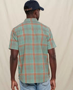 Airscape Organic Cotton Open-Weave Short Sleeve Shirt in Hazel