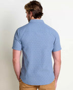 Harris Lightweight Organic Cotton Short Sleeve Shirt in Twine