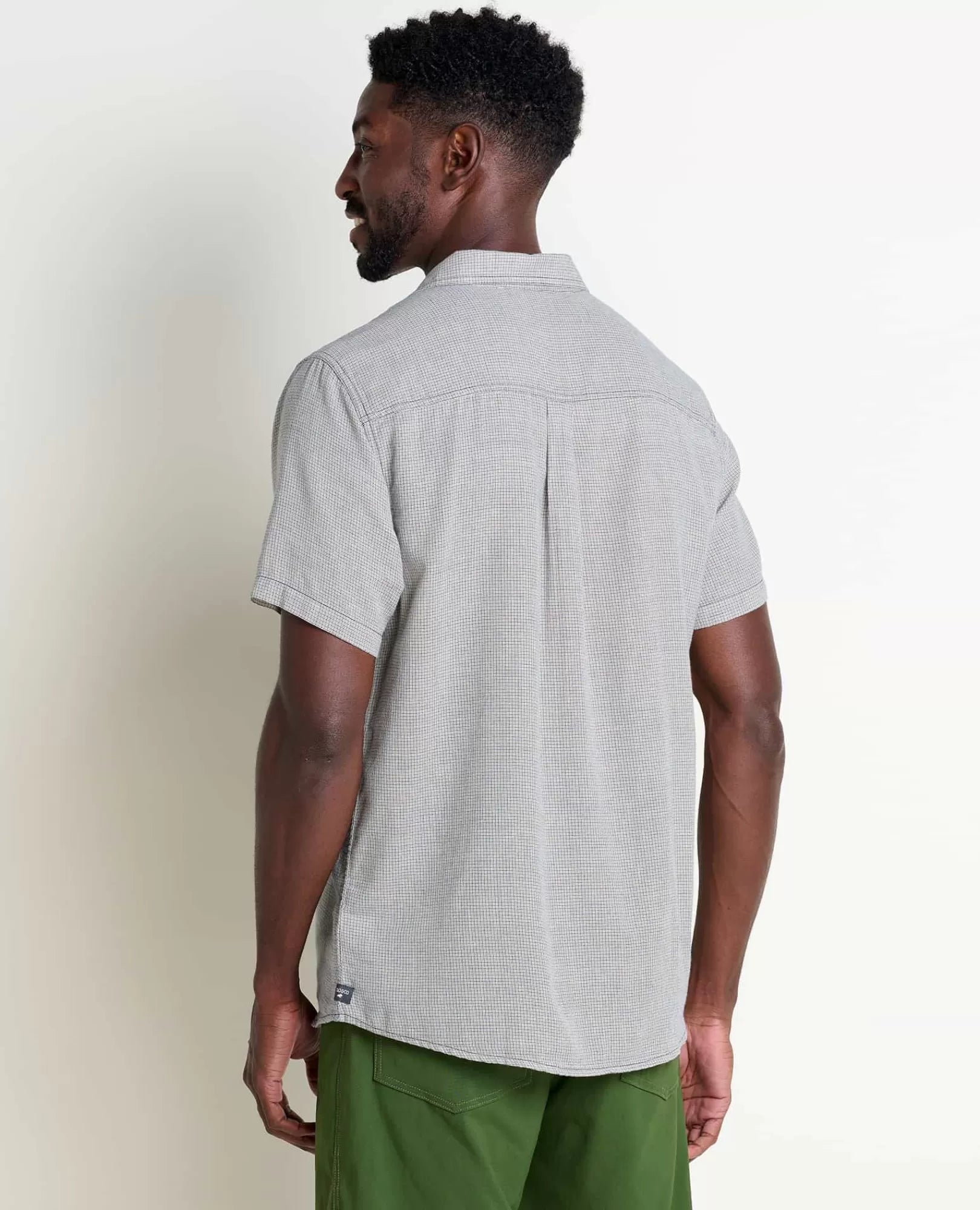 Honcho Packable Organic Cotton Short Sleeve Shirt in High Tide II