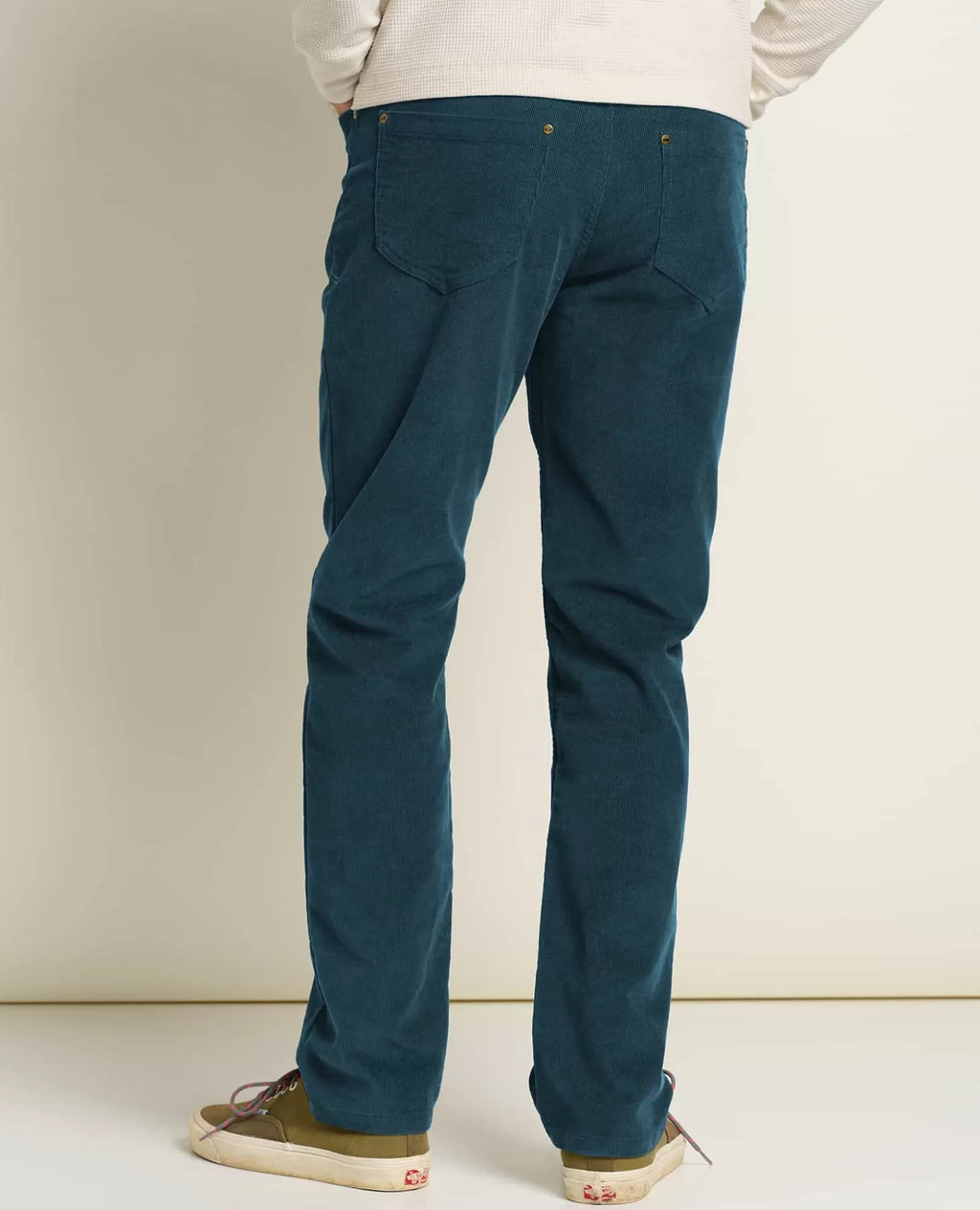 Jet Cord Lean Pants in Barnwood