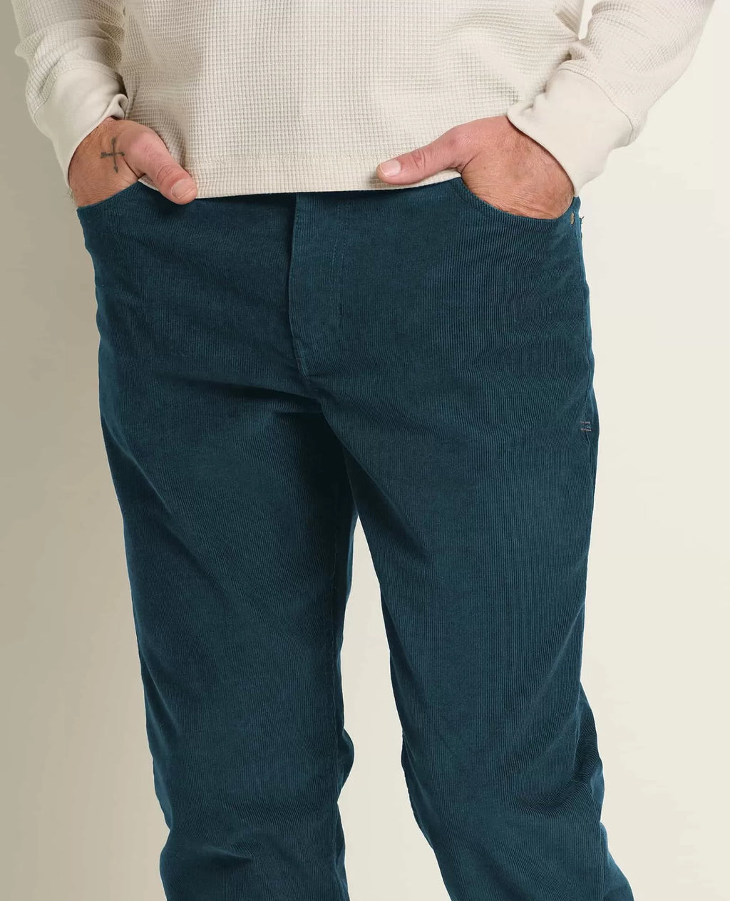 Jet Cord Lean Pants in Fir
