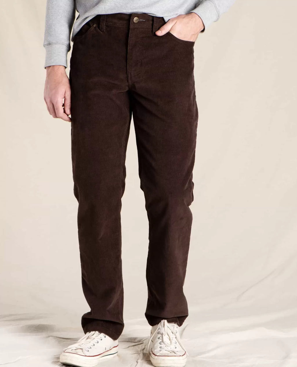 Jet Cord Lean Pants in Midnight