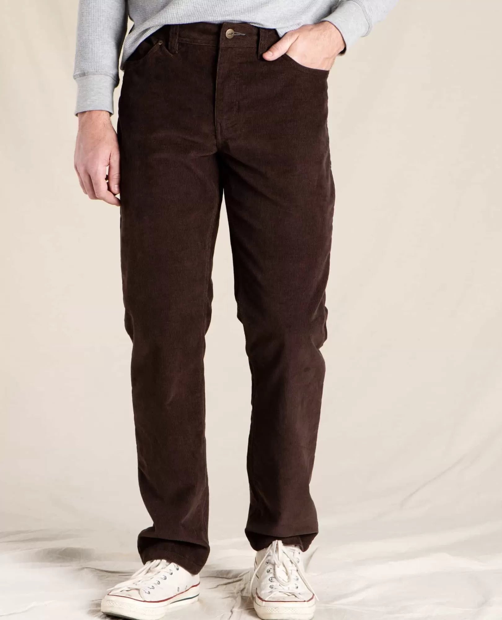 Jet Cord Lean Pants in Midnight