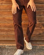 Jet Cord Lean Pants in Fir