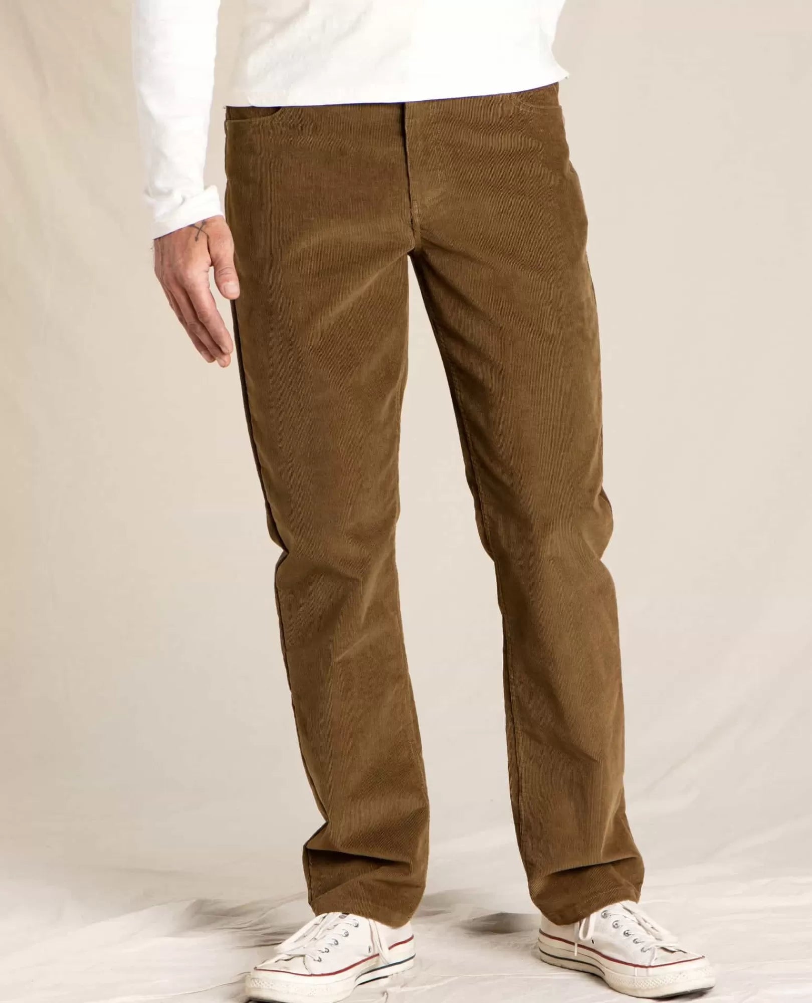 Jet Cord Lean Pants in Fir