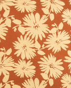 Men’s Fletcher Lightweight Travel Short Sleeve Shirt in Umber Large Floral Print