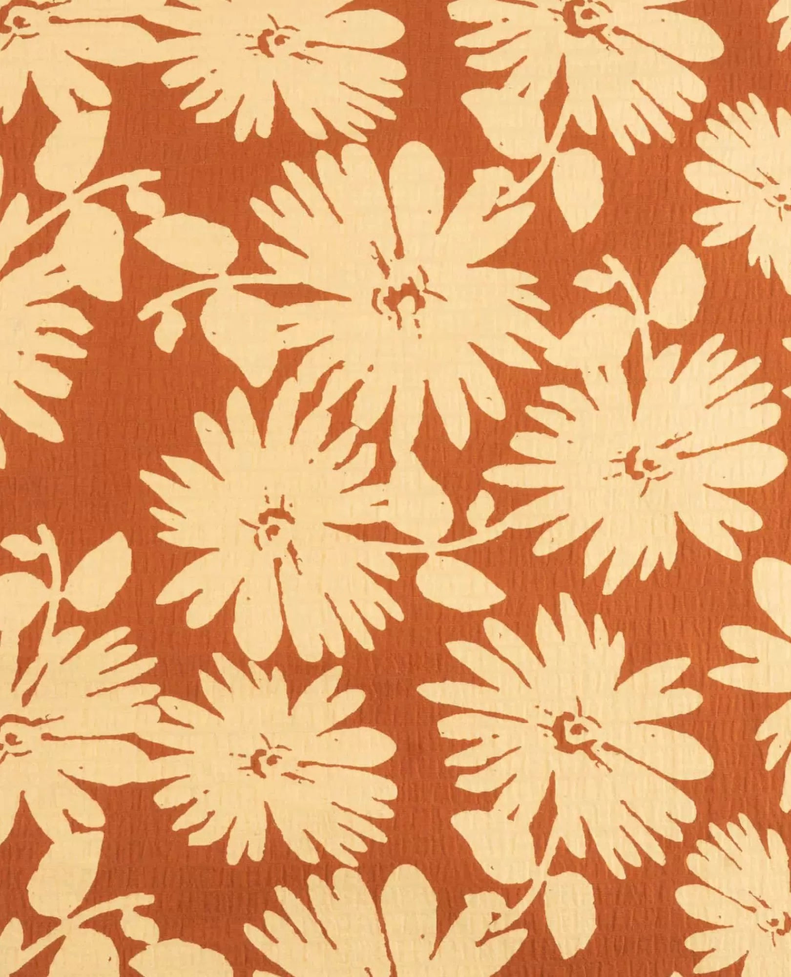 Men’s Fletcher Lightweight Travel Short Sleeve Shirt in Umber Large Floral Print