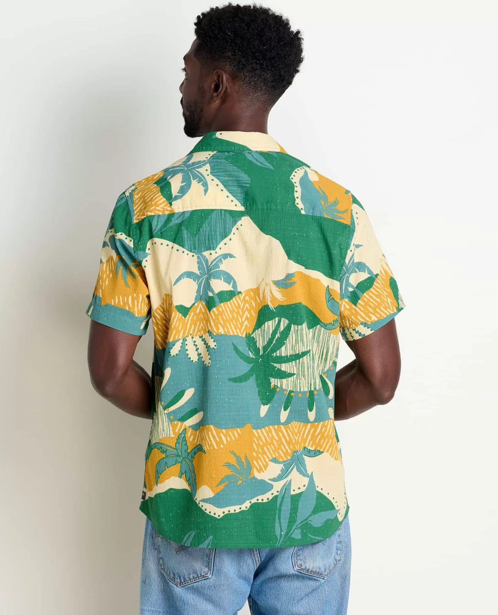 Men’s Fletcher Lightweight Travel Short Sleeve Shirt in Iris