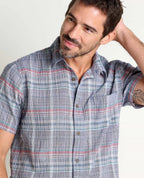 Men’s Fletcher Lightweight Travel Short Sleeve Shirt in Iris