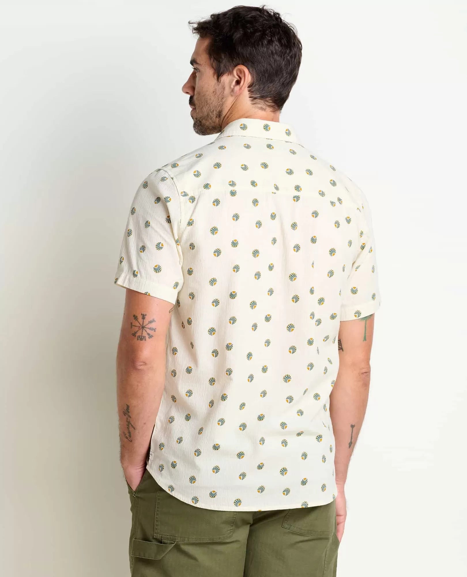 Men’s Fletcher Lightweight Travel Short Sleeve Shirt in Iris