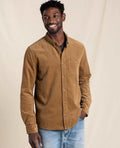 Men’s Scouter Lightweight Cord Long Sleeve Shirt in Honey Brown