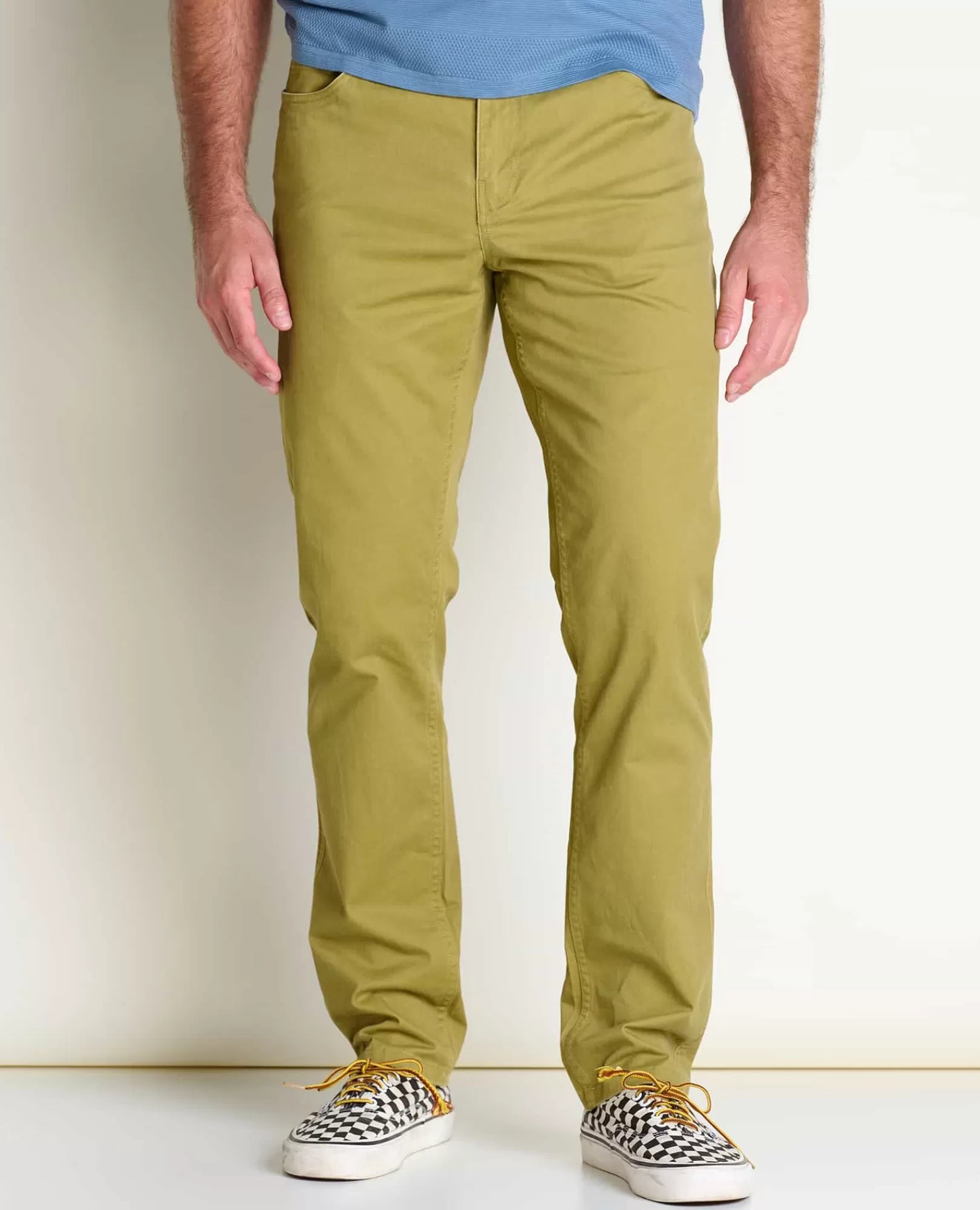 Mission Ridge 5-Pocket Lean Pants in Barnwood Vintage Wash