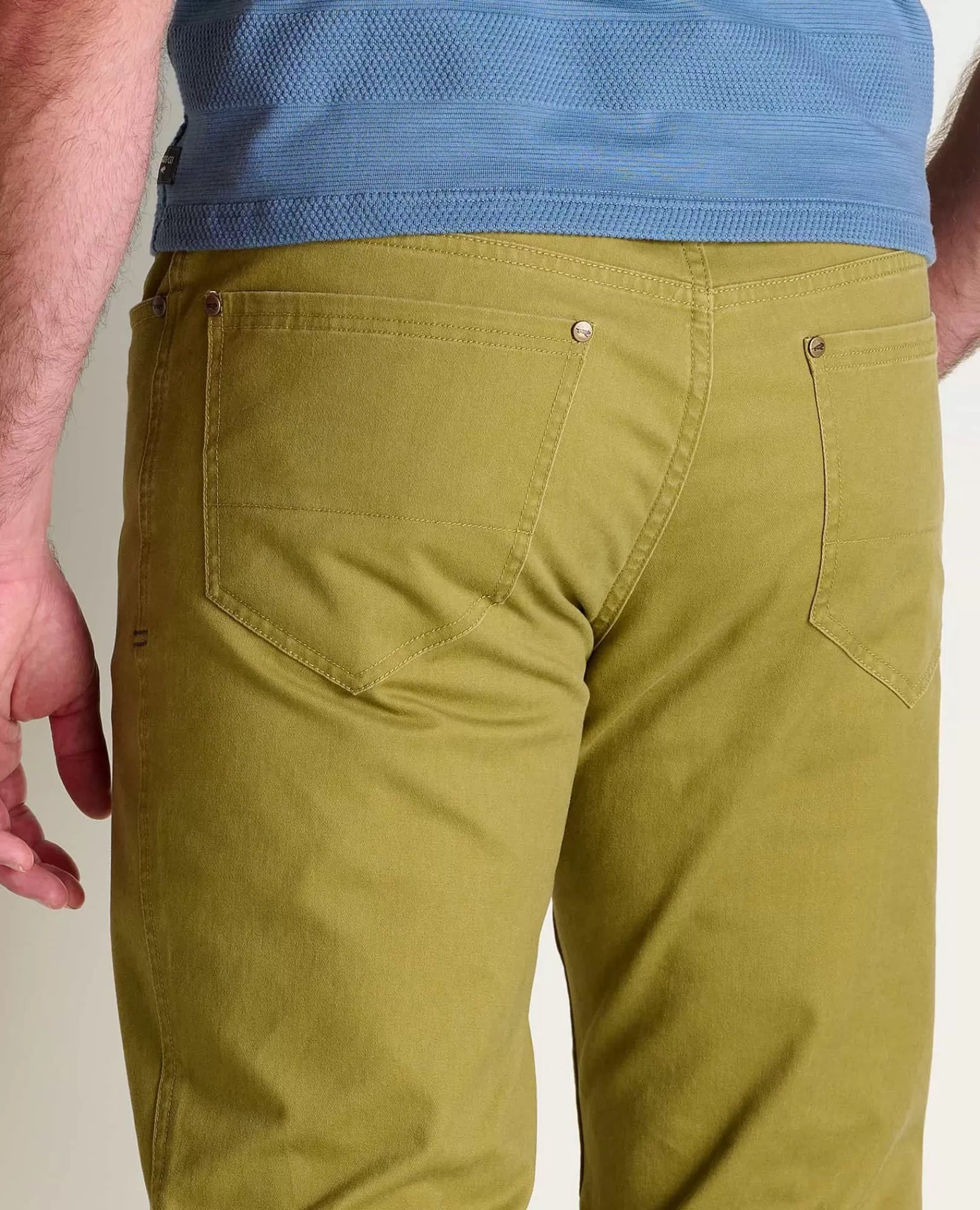 Mission Ridge 5-Pocket Lean Pants in Iron Vintage Wash