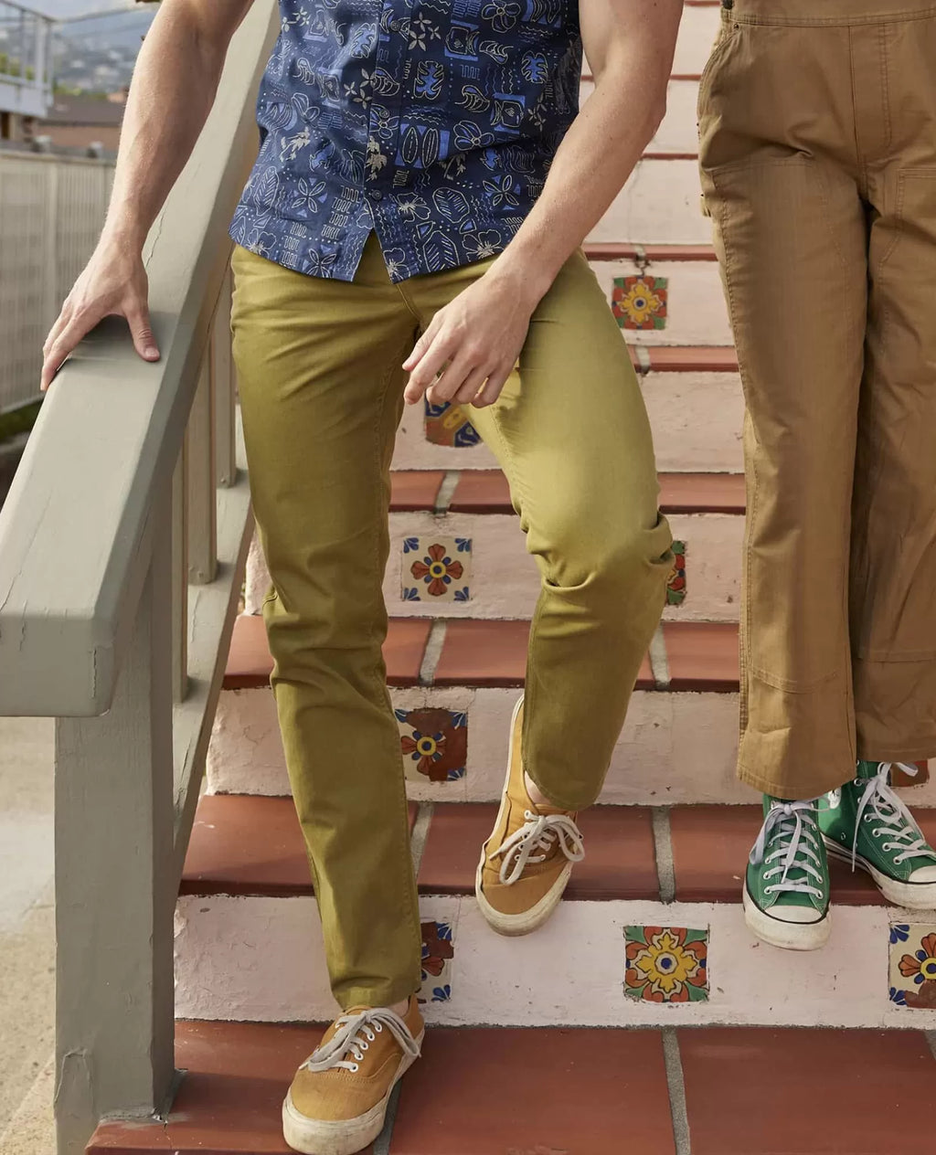 Mission Ridge 5-Pocket Lean Pants in Dark Chino