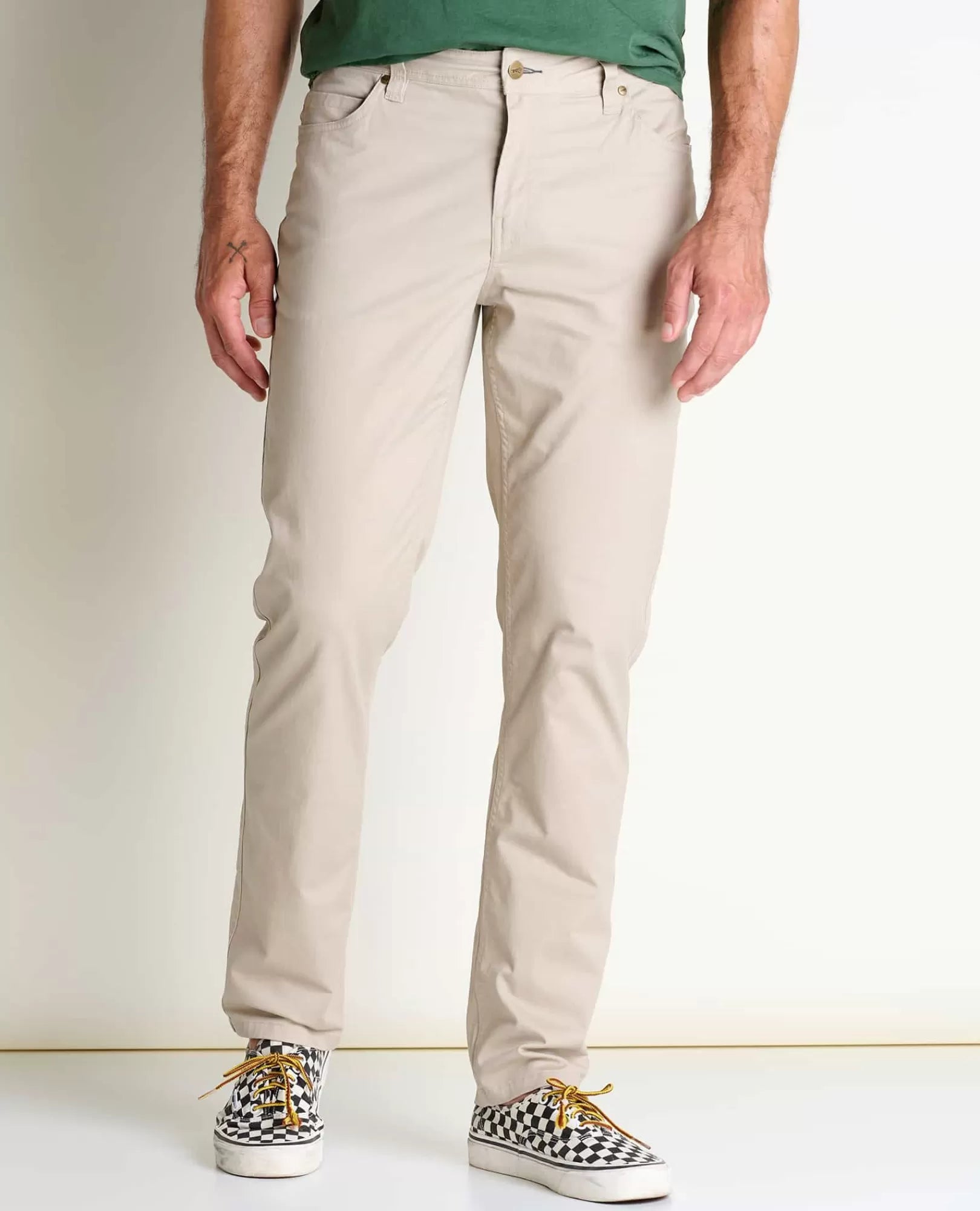 Mission Ridge 5-Pocket Lean Pants in Tabac Vintage Wash