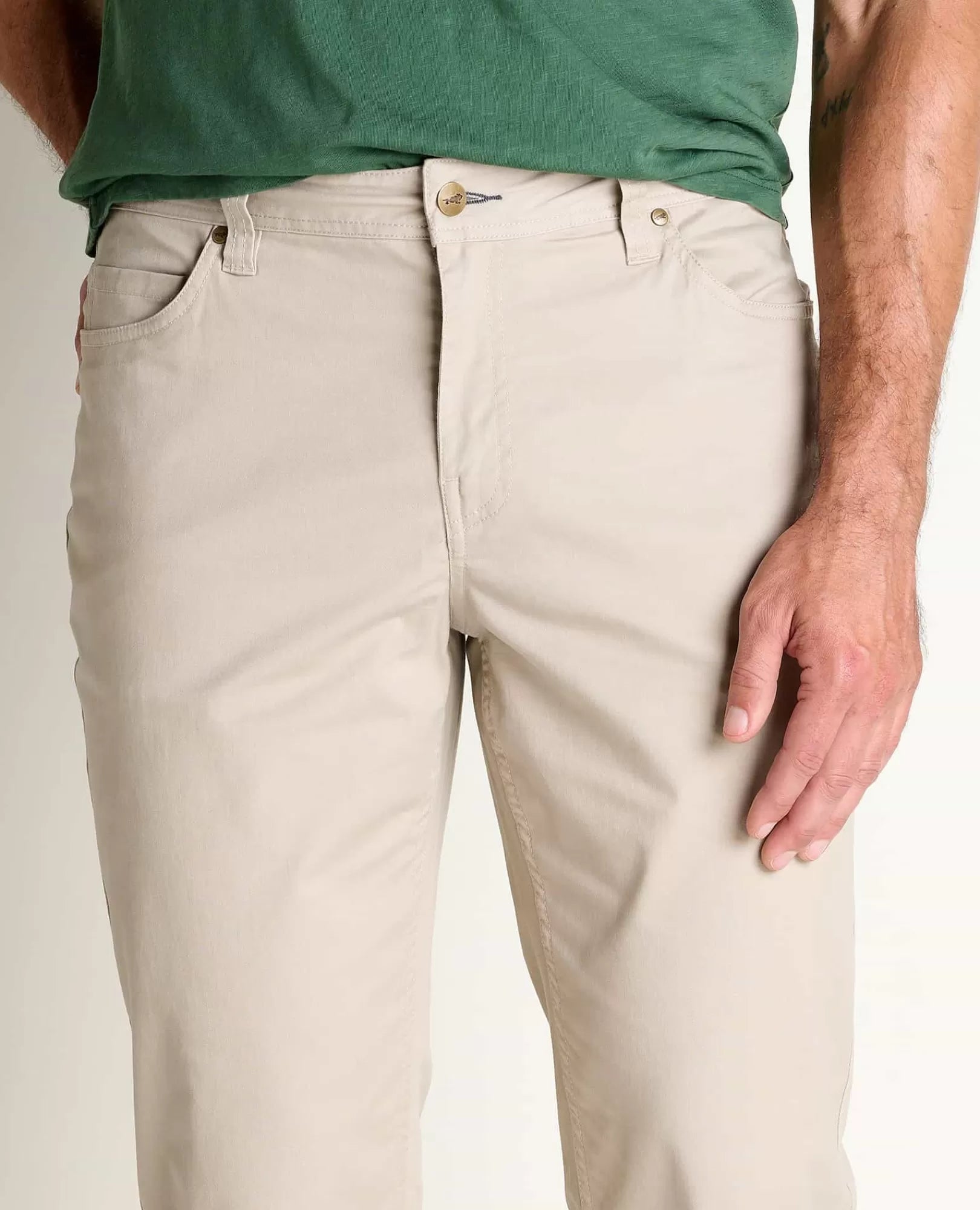 Mission Ridge 5-Pocket Lean Pants in Twine