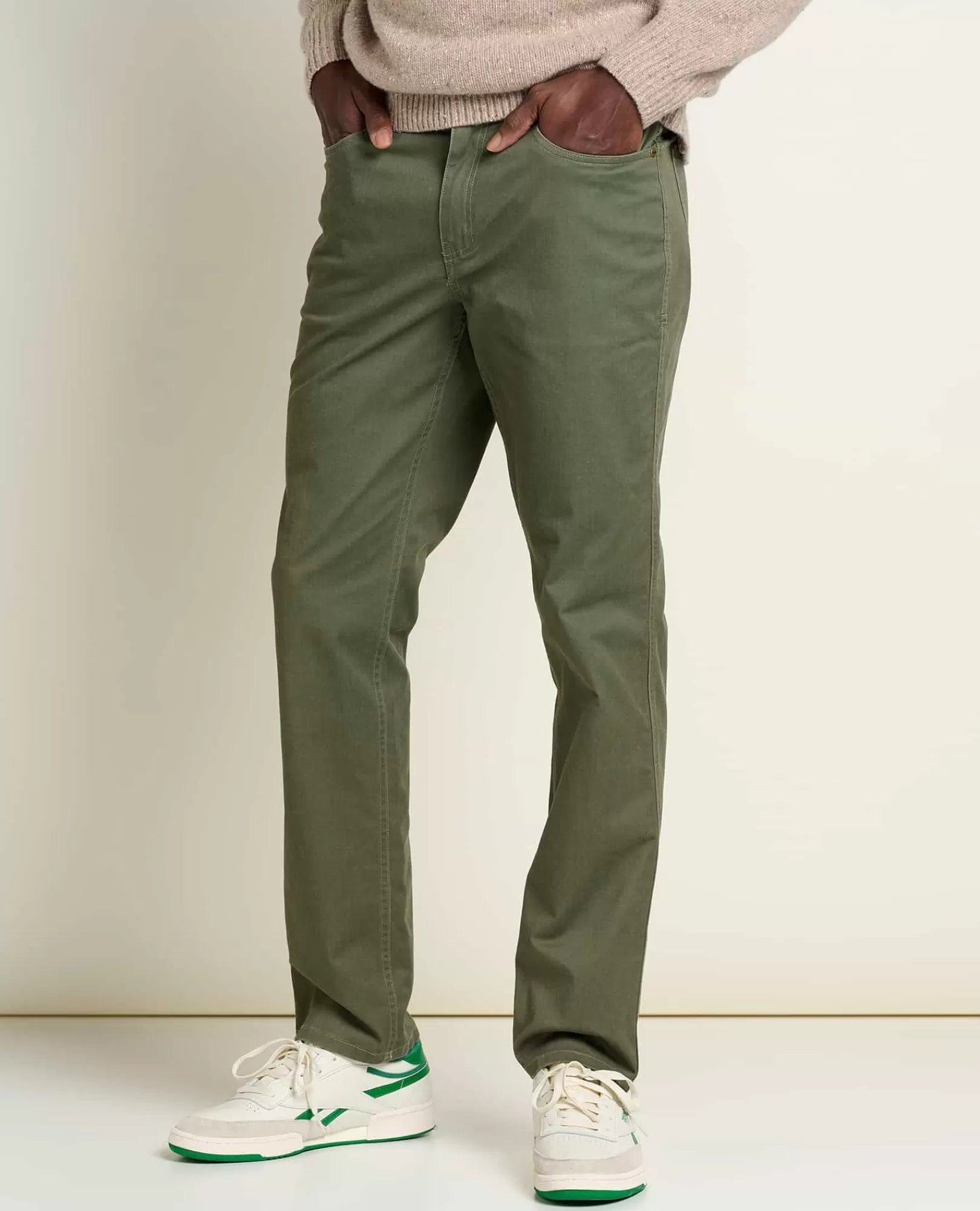 Mission Ridge 5-Pocket Lean Pants in Tabac Vintage Wash