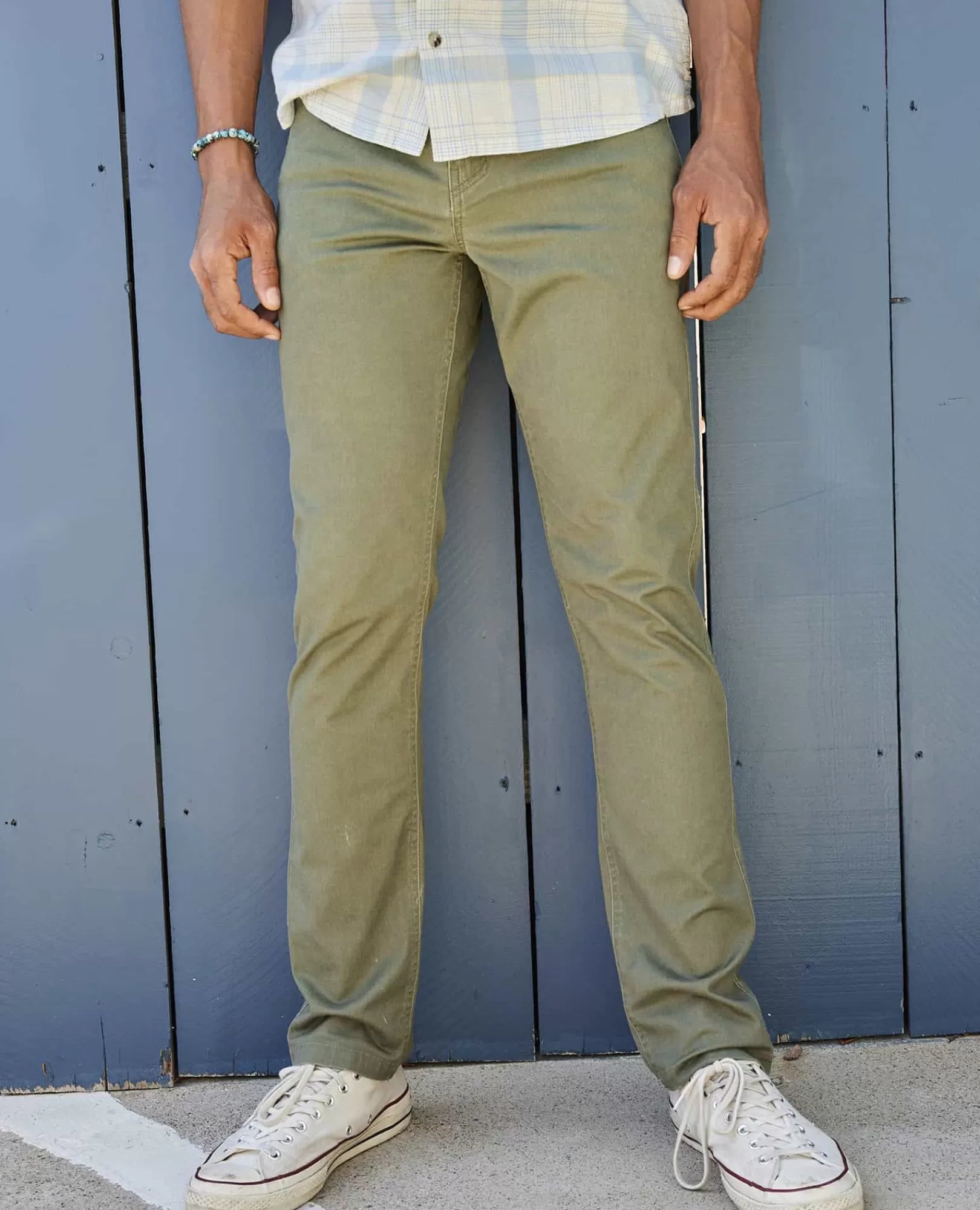 Mission Ridge 5-Pocket Lean Pants in Twine