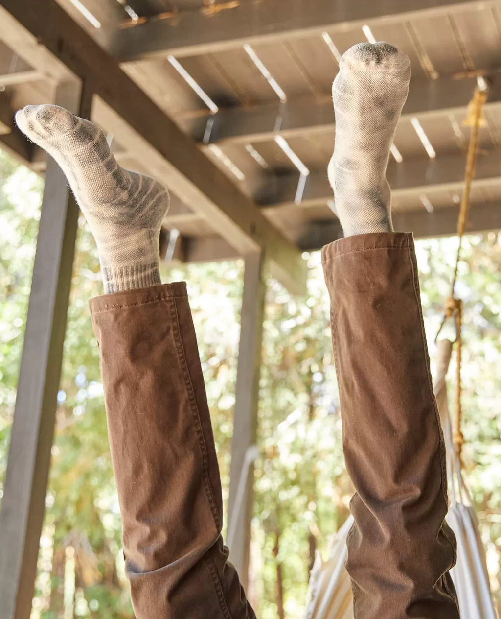 Mission Ridge Lean Pants in Iron Vintage Wash