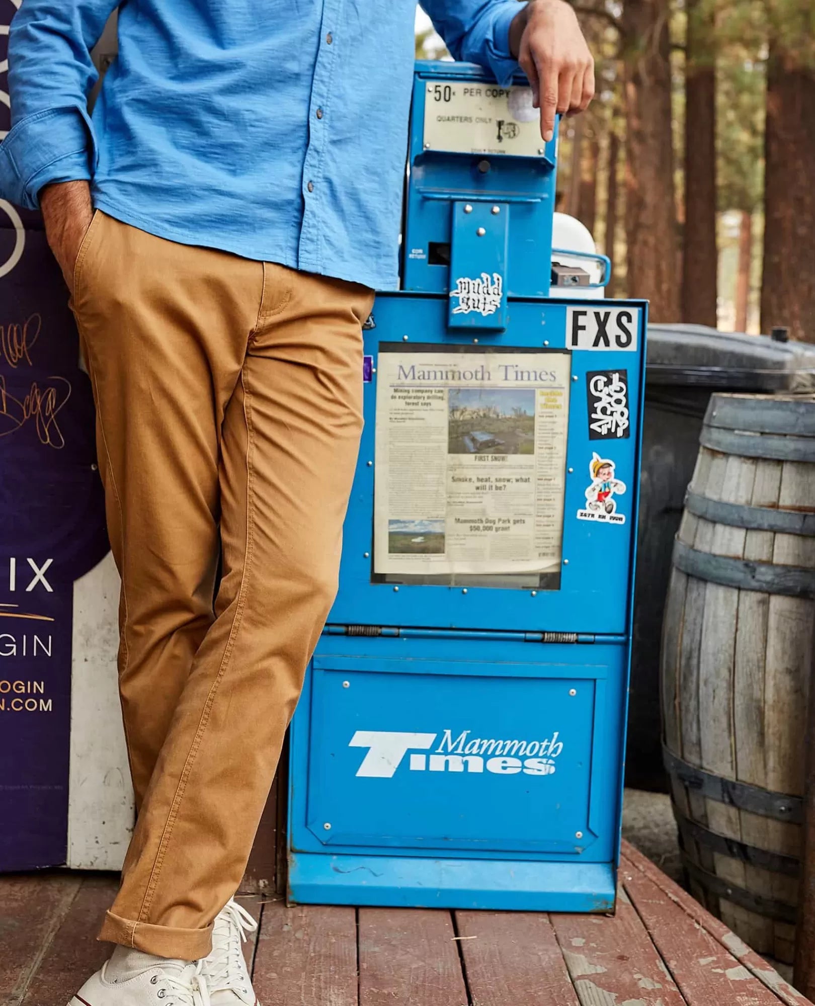 Mission Ridge Lean Pants in Dark Chino