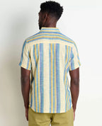 Salton Organic Cotton Slub Short Sleeve Shirt in North Shore II